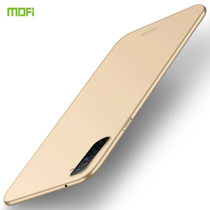 Золотой MOFi для OPPO Realme XT чехол для ПК Жесткий Роскошный защитный задний чехол для OPPO Realme XT Fundas чехол для телефона - Цвет: Золотой
