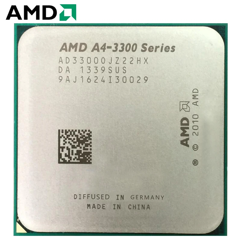 

PC AMD A4-Series A4-3300 A4 3300 Dual-Core CPU 65W 2.5GHz 100% working properly Desktop Processor FM1