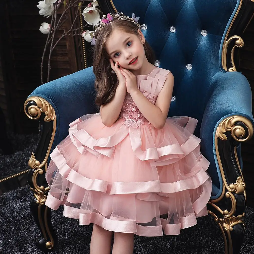 Детское платье принцессы с бантом на Возраст 3 10 лет|dresses for girls|party dresses girlsprincess party