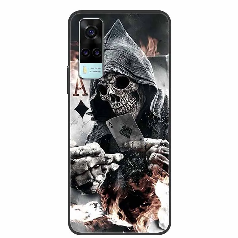 Cute Cartoon Shockproof Soft Silicone TPU Back Cover - Enhanced Protection and Style