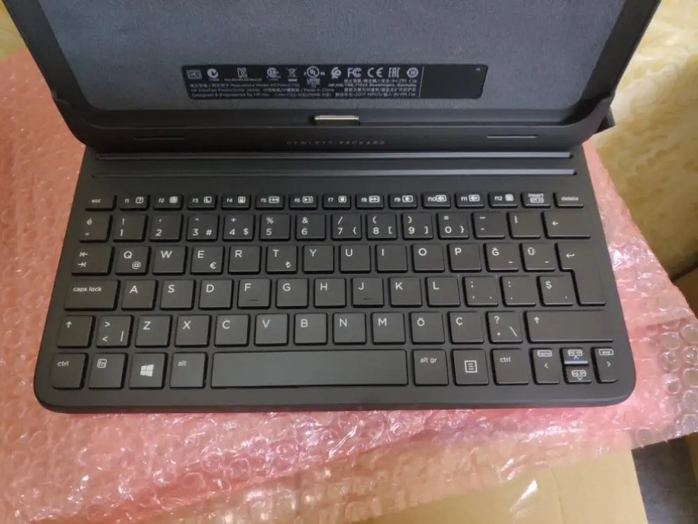 Базовая клавиатура для hp ElitePad 900 G1 1000 G2 док-клавиатура HSTNN-C75K HQ-TRE HEWLETT арабский японский английский клавиатура - Цвет: Turkish keyboard