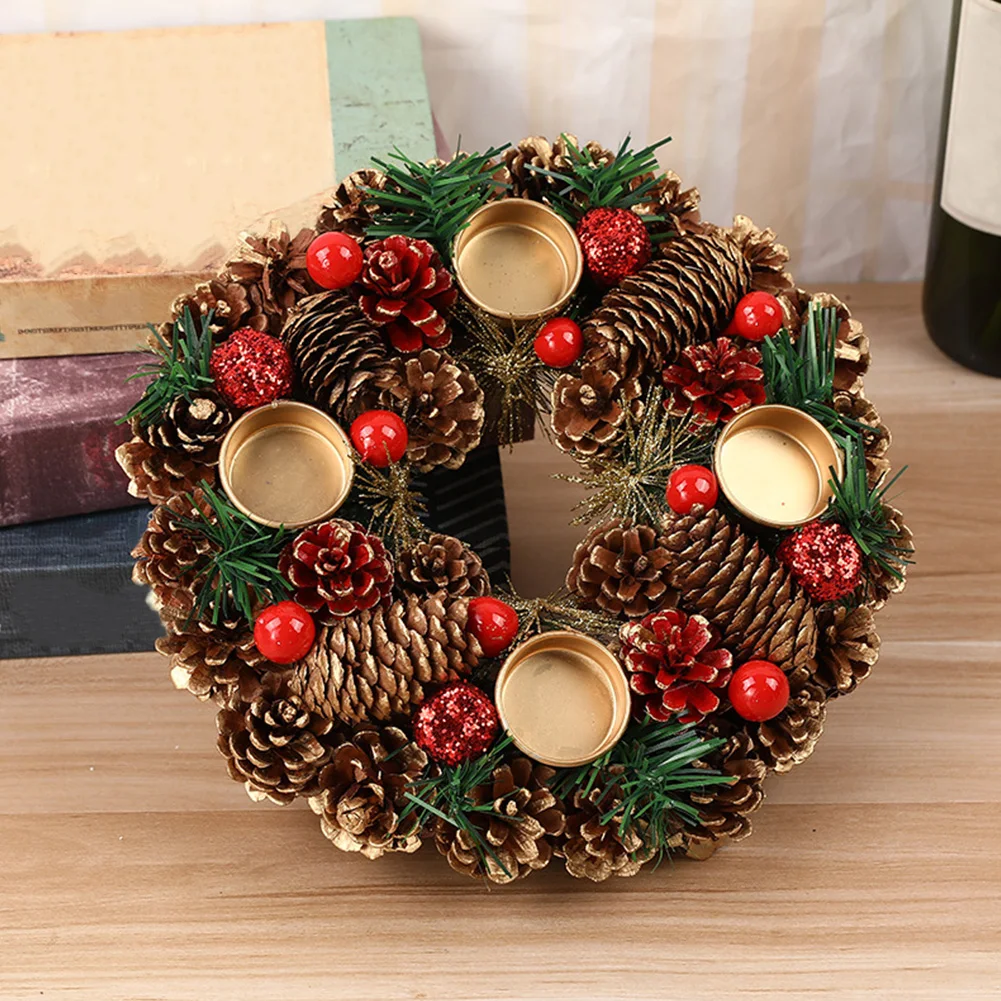 

Festival Door Hanging Handmade Artificial Garland Party Hotel Christmas Decorations Ornament Home Cute Wall Gift Accessories