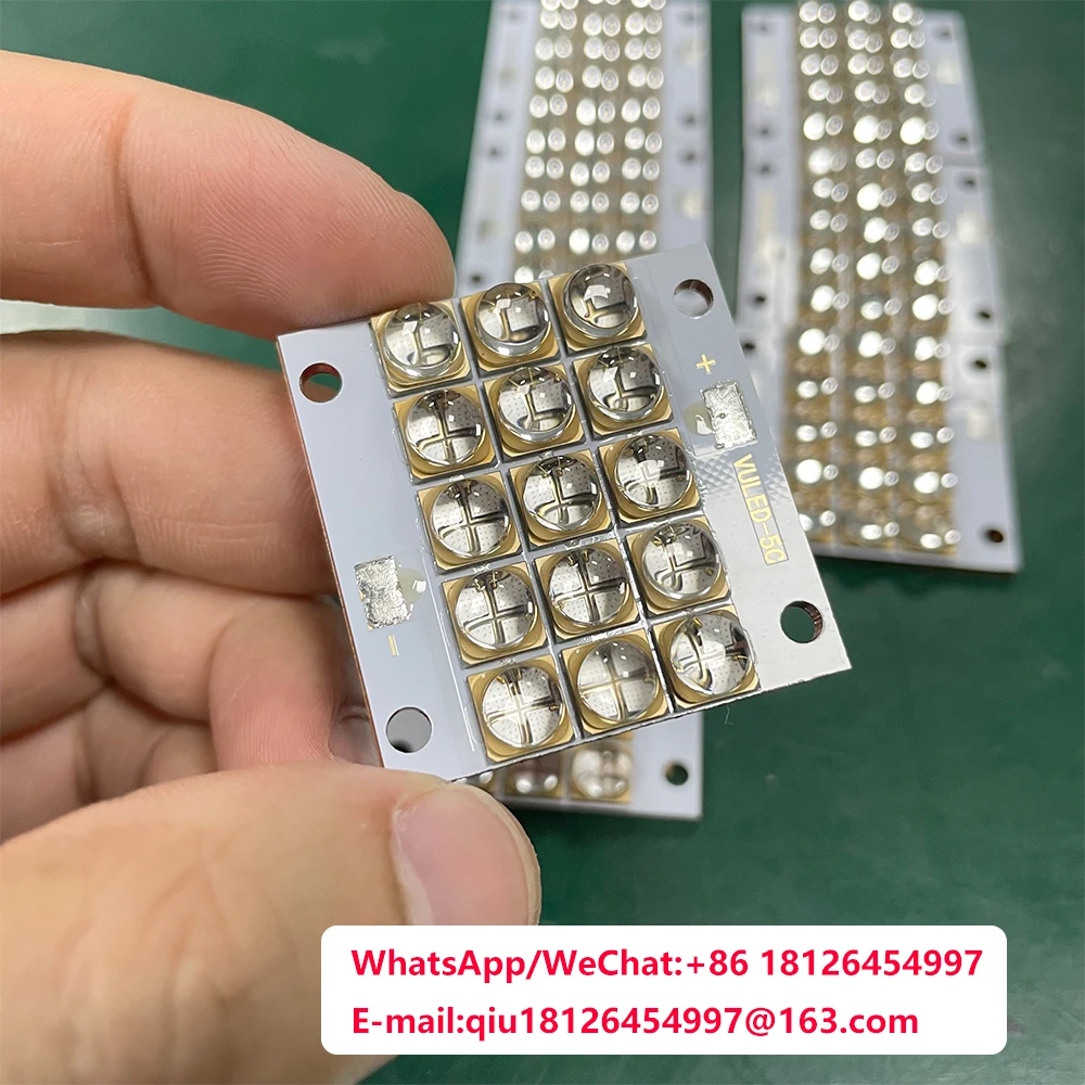 UVLED Curing Lamp Light-Emitting Module 120W Ultraviolet Curing Lamp Light Board DIY Production Glue Or Ink Parts