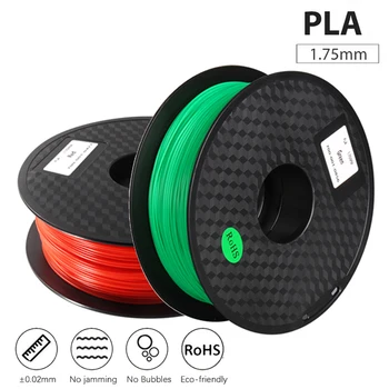 

2 Color PLA Plastic for 3D Printer 1.75mm 0.5KG Spool PLA Filament 3D Printer and 3D Printing Materials Supplies