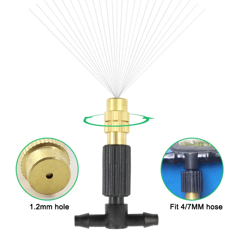 Garden Watering system Automatic Irrigation Spray Sprinkler System Garden Potted Drip Irrigation Kit Spray cooling kit - 3
