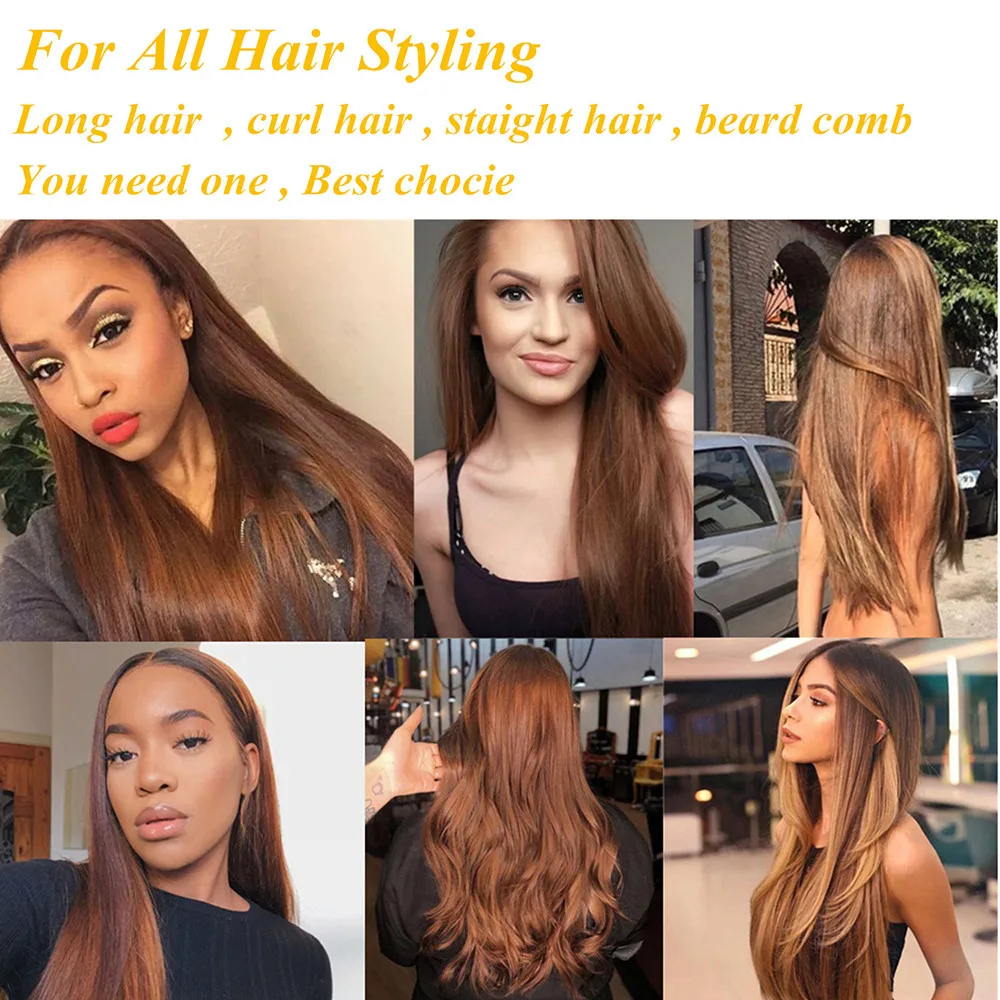 Alisador de Cabelo em Linha Modelador de Cabelo Plana Ferros Alisamento Escova Quente Aquecimento Pente Reta Estilor Ondulação Ferro 36 Computers & Electronics
