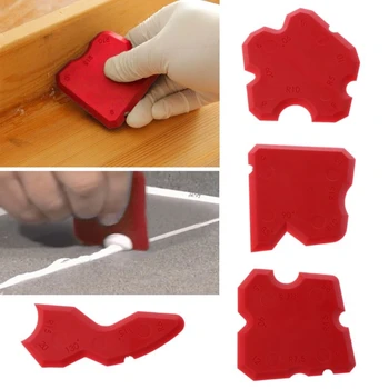 

4Pcs Silicone Sealant Finishing Tool Corner Angle Glass Scraper Caulk Remover