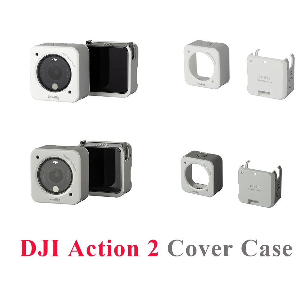 Чехол для DJI Action 2 защитный чехол на магните экшн-камеры Магнитный с защитой от
