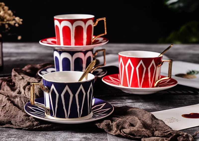 cup and saucer set (12)