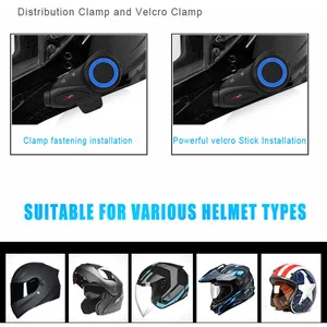 Image 3 - Maxto M3 Waterproof 6 Riders Motorcycle Bluetooth WIFI Video Recorder Universal Pairing for Full/Half Face Helmet Intercom DVR