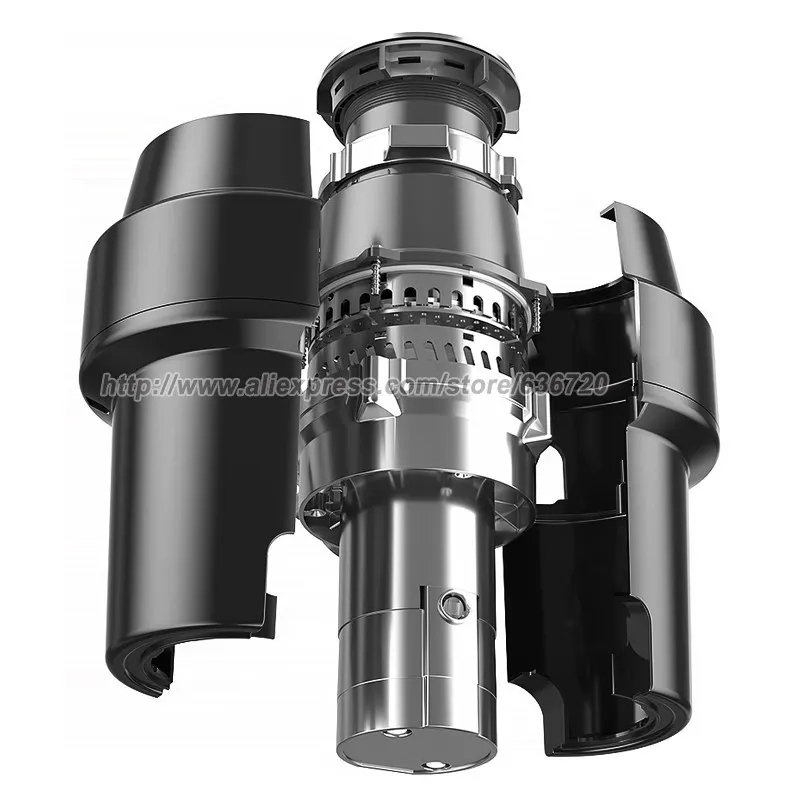 76336A German 1000W motor Technology 1 Horsepower Deluxe Continuous Feed Disposall Food Waste Disposer + Air Switch 5