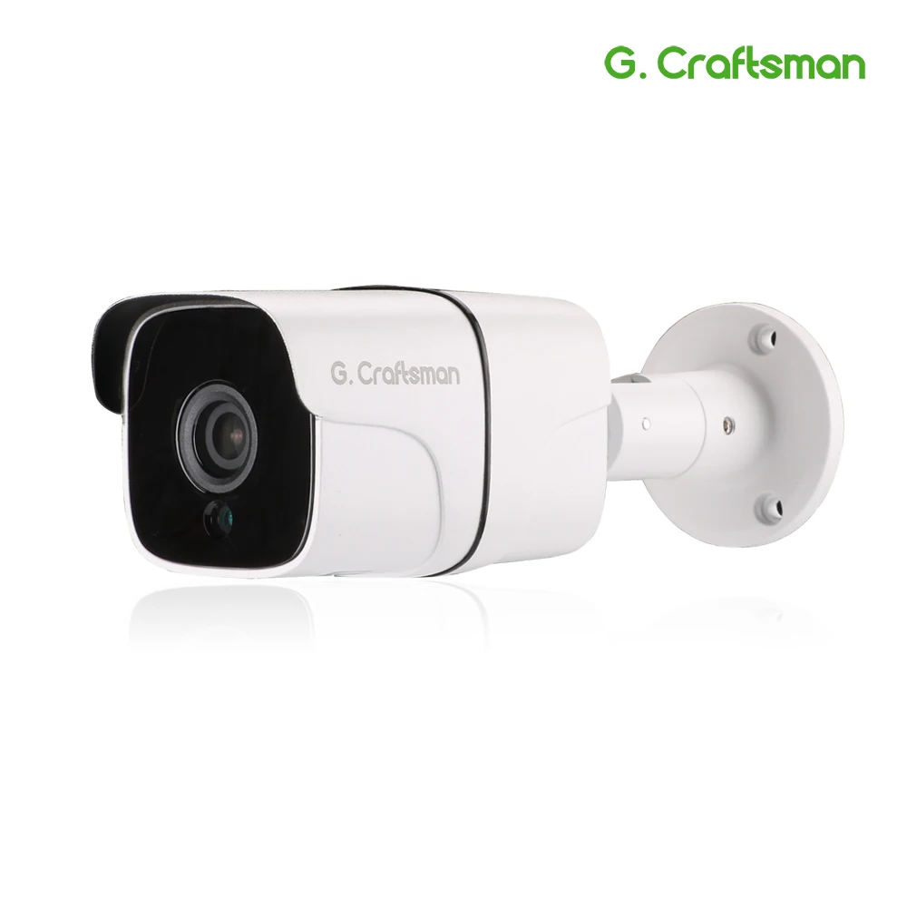 G.Craftsman аудио 5MP POE IP камера наружная Водонепроницаемая инфракрасная ночного