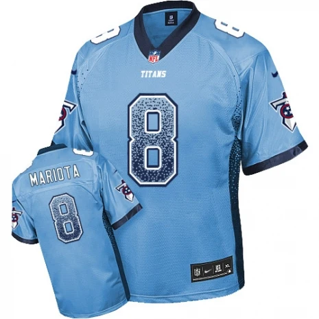 MEN Мужская Новинка, высокое качество, Tennessee adore e' Jackson Titans navy jersey - Цвет: MEN