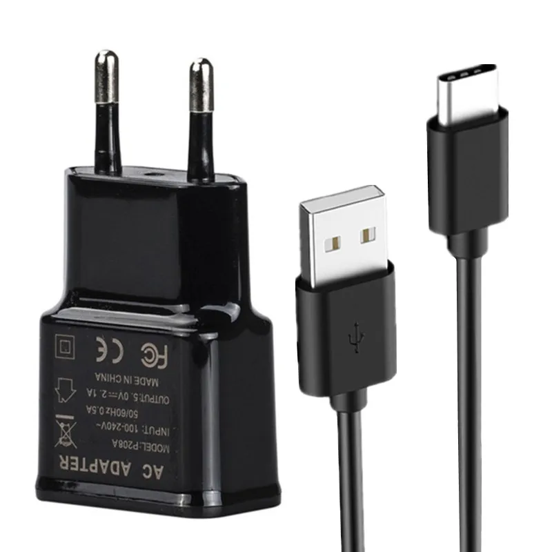 

Type-C USB Wall Charger Adapter For Cubot Power Nokia X7 X71 3.1 C BlackBerry Evolve X KET2 Xiaomi A3 Lite CC9 Type C USB Cable
