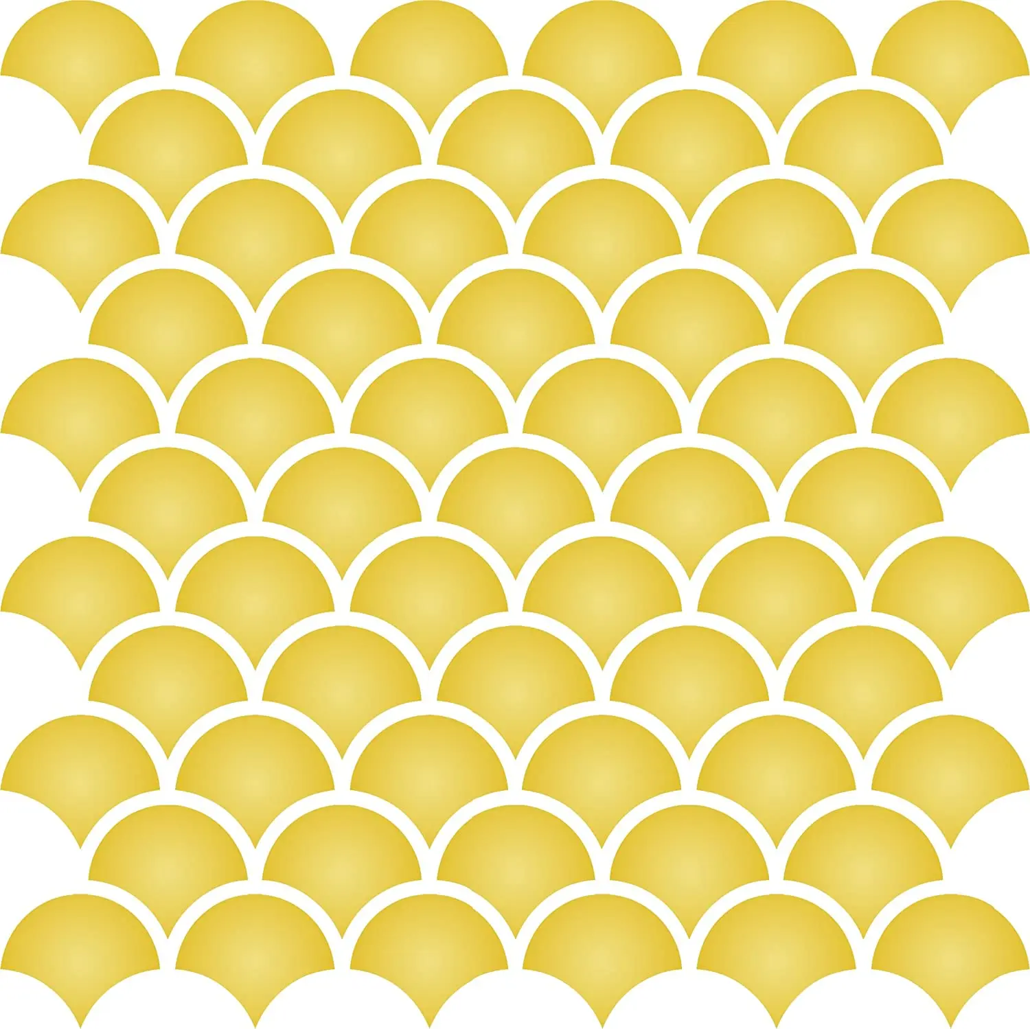 

15cm DIY fish scale flower stand template for painting stencil for wall, floor, fabric, glass, wood, etc.embossed paper card