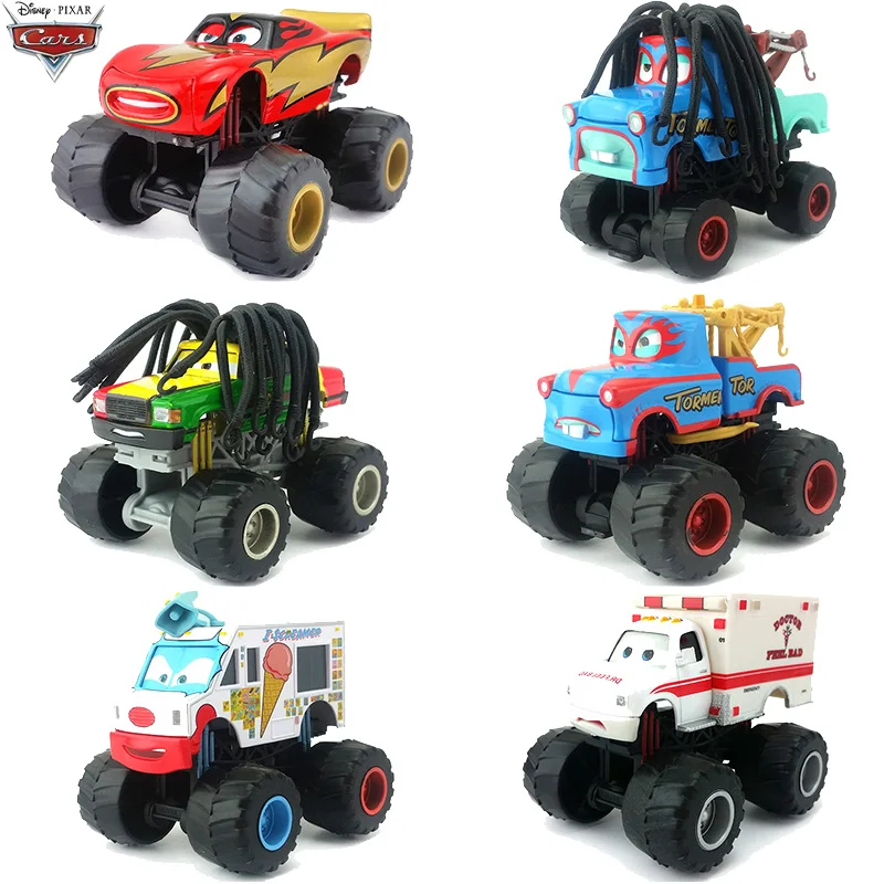 Car-Toys Ambulance Lightning Mcqueen Pixar Cars Metal Diecast Big-Feet Mater Kids 1:55-Disney