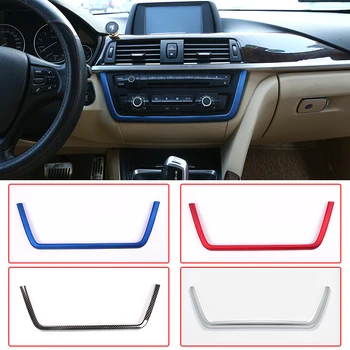 

For BMW 3 4 Series 3 Series GT F30 F36 316 318 320 2013-2019 Center Console Multimedia Frame Trim ABS Chrome Car Accessories