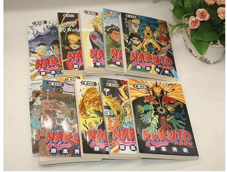 1 Books Vol 1 27 Select Naruto Fantasy Manga Comic Book Japan Classic Youth Teens Sci Fi Fantasy Cartoon Comic Language Chinese Aliexpress