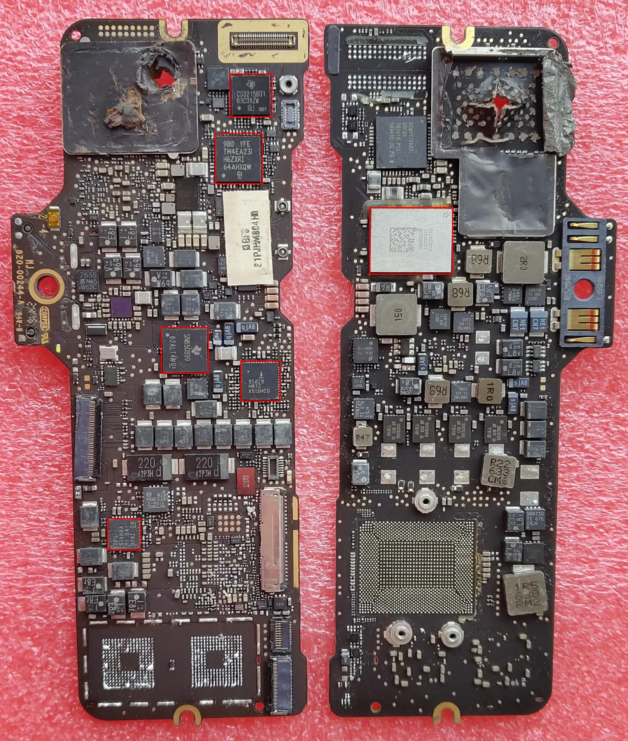 820-00244 820-00244-A Faulty MainBoard Mainboard For MacBook Pro A1534 repair With SMC/BIOS 980 CD3215B01 SN650839 339S0251 | Мобильные