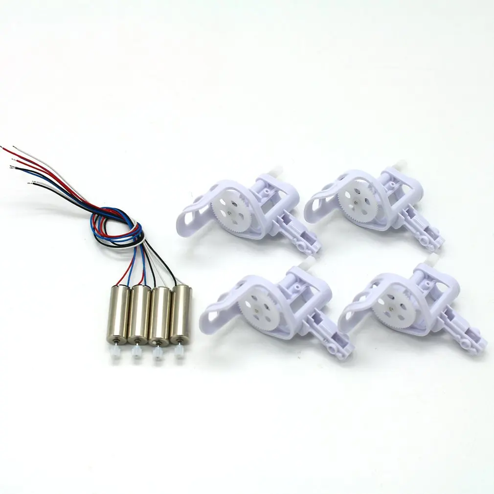 2 пары Drone двигателя моторы с 4 шт. моторная база крышка для SYMA X5C X5C-1 X5 аксессуары