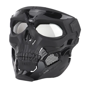 

AISPORT Face Mask Scary Skull Shape Impact Resistant (Tactical) Headwear Protection Halloween Party Game Costumes Accessories