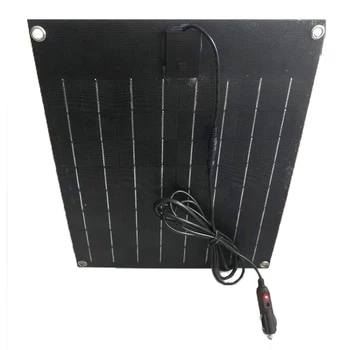 Flexible Solar Panel Monocrystalline Solar Cell 12v Solar Charger For RV Home Boat ETFE Solar 20w 3