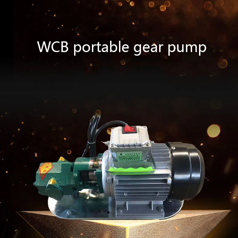 WCB-75 самовсасывающий шестеренчатый масляный насос портативный чугунный