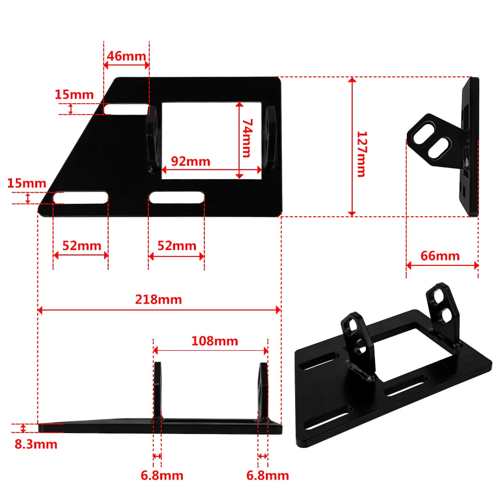 WLR- For 1983-2005 Chevy GMC Blazer Jimmy Sonoma S10 S15 V8 SBC 350 Conversion Motor Mounts 2WD WLR-EMK04