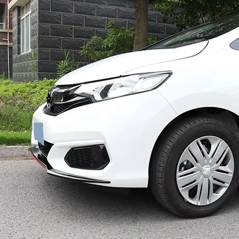 Automovil модифицированный Стайлинг молдинги модификация тюнинг передний автомобиль губы задний диффузор бамперы 14 15 16 18 для Honda Fit