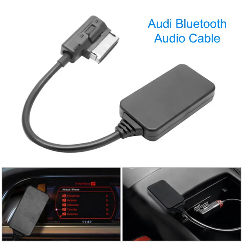 2014 Новый AMI MDI MMI Bluetooth 4,0 музыкальный интерфейс AUX аудио кабель адаптер для Audi VW автомобильные аксессуары Горячая Распродажа 2014 Новый AMI MDI MMI Bluetooth 4,0 музыкальный интерфейс AUX аудио кабель адаптер для Audi VW автомобильные аксессуары Горячая Распродажа