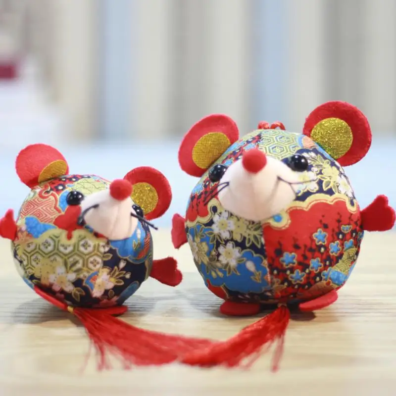 1 шт. милая крыса год талисман крысы плюшевая кукла в подарок Kawaii мультфильм