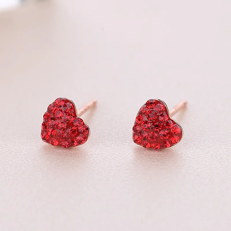 Серьги женские из серебра 925 пробы с кристаллами | Украшения и аксессуары