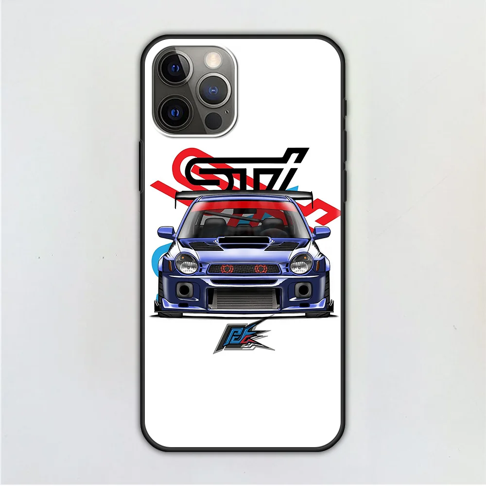 Best Phone Case For Apple iPhone 11 13 12 Pro Max Mini X XS XR 6 6S 7 8 Plus 5 5S SE(2020) Fundas Coque jdm Subaru WRX Sti Logo best case for iphone 13 pro max