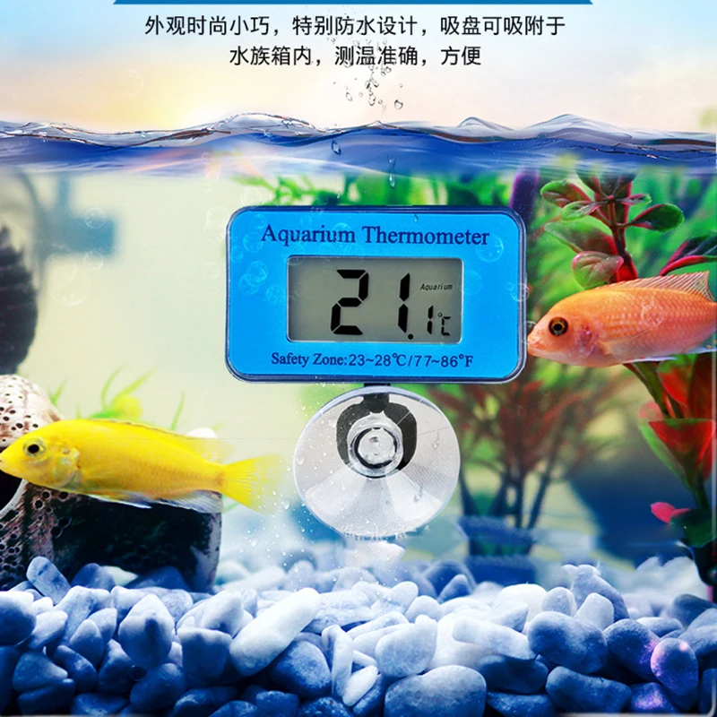 

-50~+70 Waterproof LCD Digital Fish Tank Aquarium Thermometer Submersible Water Temperature Meter Temperature Control 1Pcs