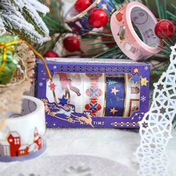 

5 Box/Set Fantasy Hollow out Beautiful Plants Washi Tape DIY Decoration for Scrapbooking Masking Tape Adhesive Tape SG0185