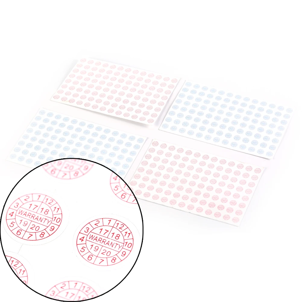 Security Seal Sticker Round Size 208pcs 2 Colors 2017 2020 Year10*10mm