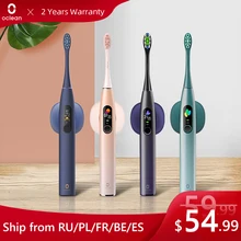 Oclean X Pro – brosse à dents électrique sonique IPX7, brosse à dents ultrasonique à charge rapide automatique pour adulte avec écran tactile
