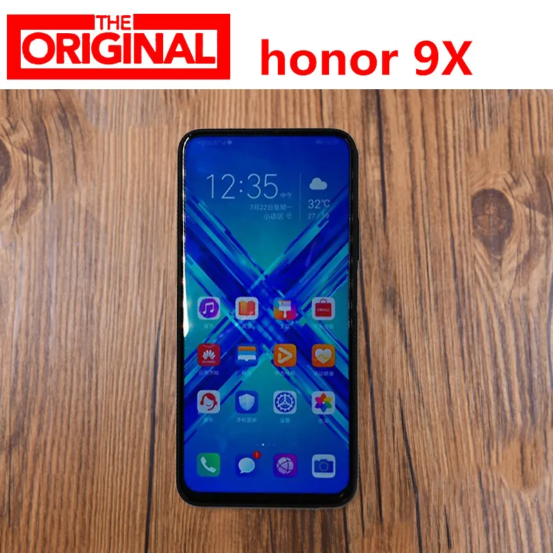 

In Stock New Original Honor 9X CellPhone 6GB RAM 128GB ROM Elevating Camera 48.0MP NFC Kirin 810 Android 9.0 6.59" Mobile Phone