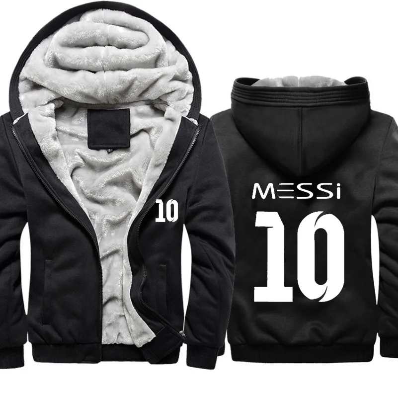 Мужская толстовка Messi 10 с принтом камуфляжные толстовки мужские s Зимние флисовые теплые утепленные куртки спортивные костюмы Хип Хоп harajuku Толстовка мужская - Цвет: 808