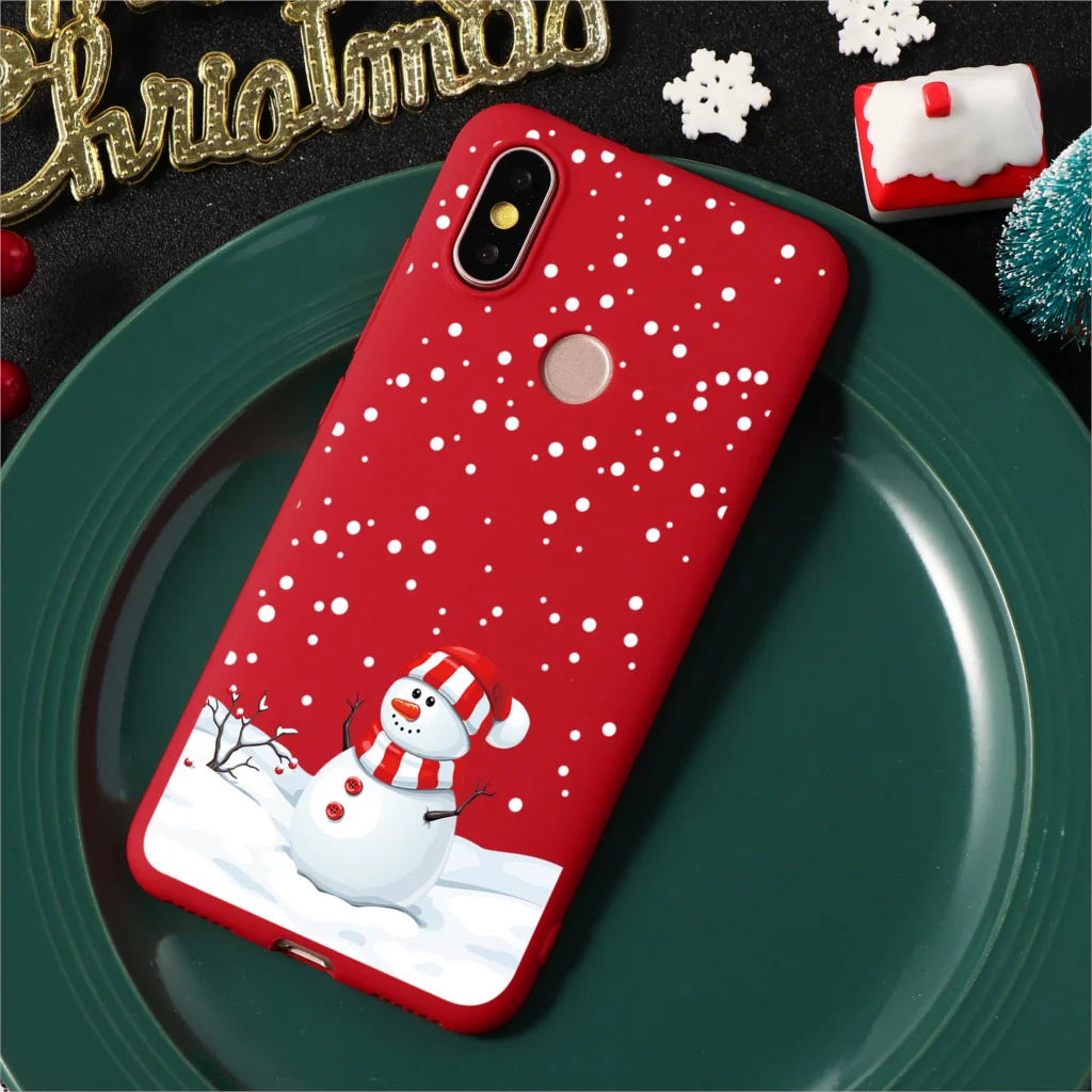 Рождественские чехлы со снеговиком для Xiaomi mi Pocophone F1 A1 A2 8 Lite 9 SE, ТПУ чехол для Red mi Note 7 6 5 K20 Pro S2 4X5 Plus 6A 7A - Цвет: sdxrsg