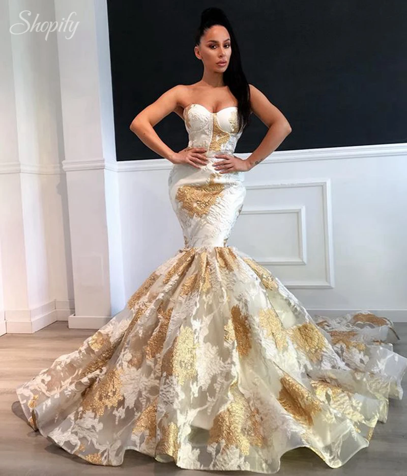 New Arrival Long Evening Dress 2020 Sexy Mermaid Lebanon Design Formal