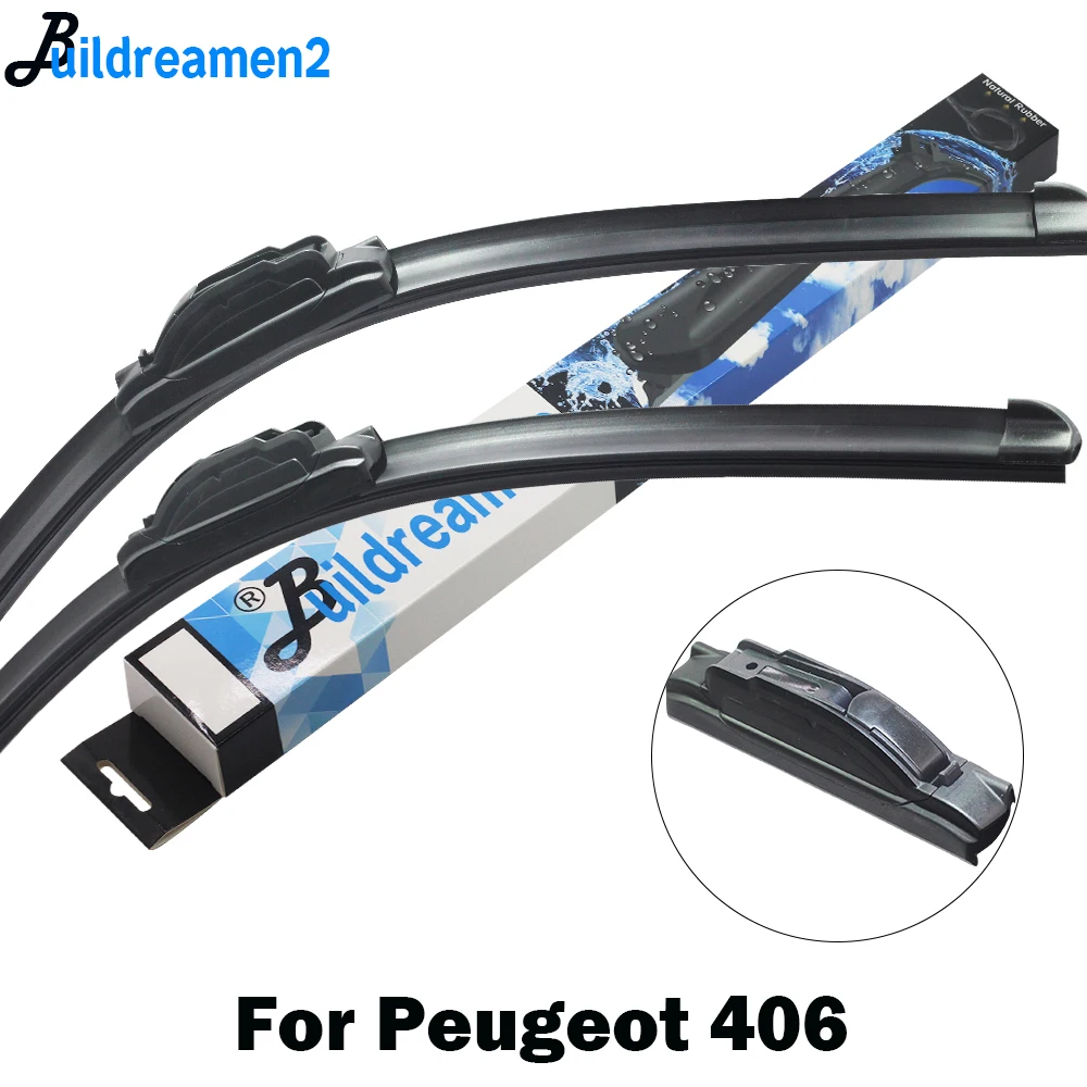 Buildreamen2 для Peugeot 406 1995 2005 автомобильные щетки стеклоочистителя резиновые