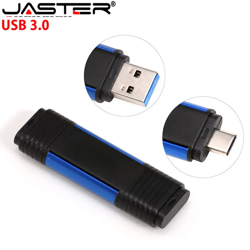 JASTER Werkelijke capaciteit USB 3,0 type-C usb флеш-накопитель 64 ГБ/32 ГБ/16 ГБ/8 ГБ/4 ГБ флеш-накопитель