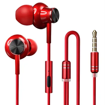 

F2 Universal Subwoofer Headset in Ear 3.5mm Wired Music Earbud Stereo Sport Earphones With Mic for xiaomi huawei samsung phone