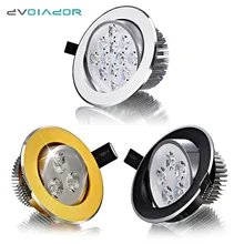 Светодиодный светильник с регулируемой яркостью, 3 Вт, 4 Вт, 5 Вт, 7 Вт, светодиодные встраиваемые светильники с регулируемым углом наклона, светодиодный светильник для гостиной, спальни, магазина одежды, потолочный светильник