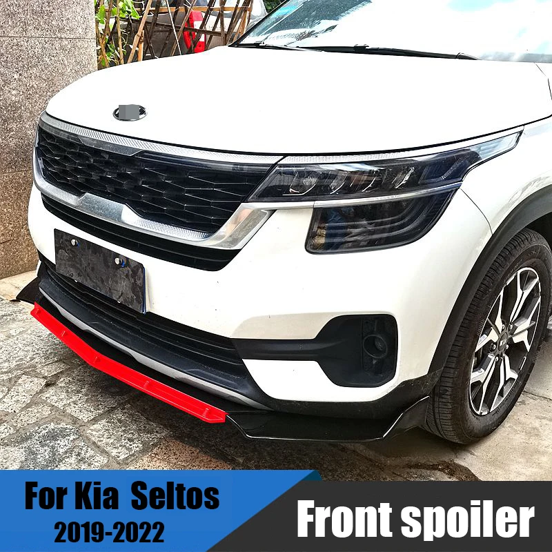 For Kia Seltos Kx3 20192022 Front Spoiler Modified Exterior Carbon