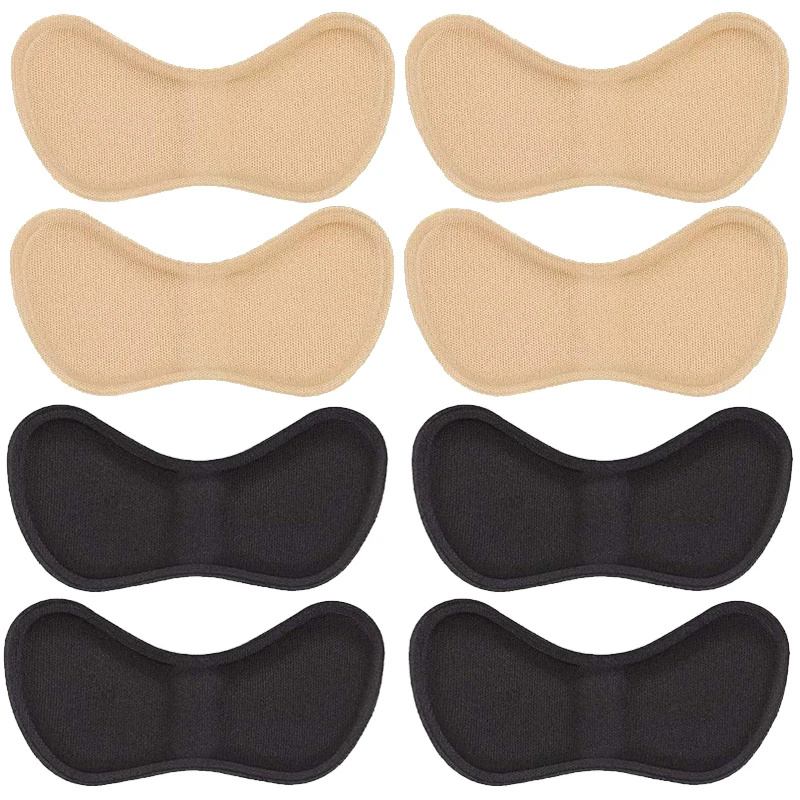 2Pcs Heel Insoles Pain Relief Cushion Anti-wear Adhesive Feet Care Pads Insert Heel Sticker Liner Grips Crash Insole Patch