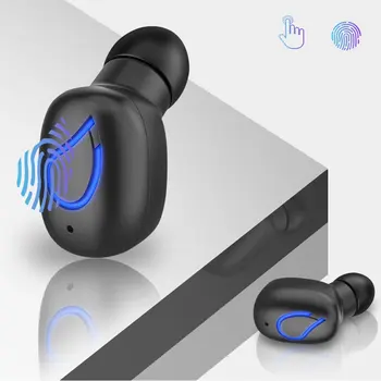

New Wireless Bluetooth Invisible Headset Waterproof Headphone Earbud For Mobile Phones Flat Other Bluetooth Devices