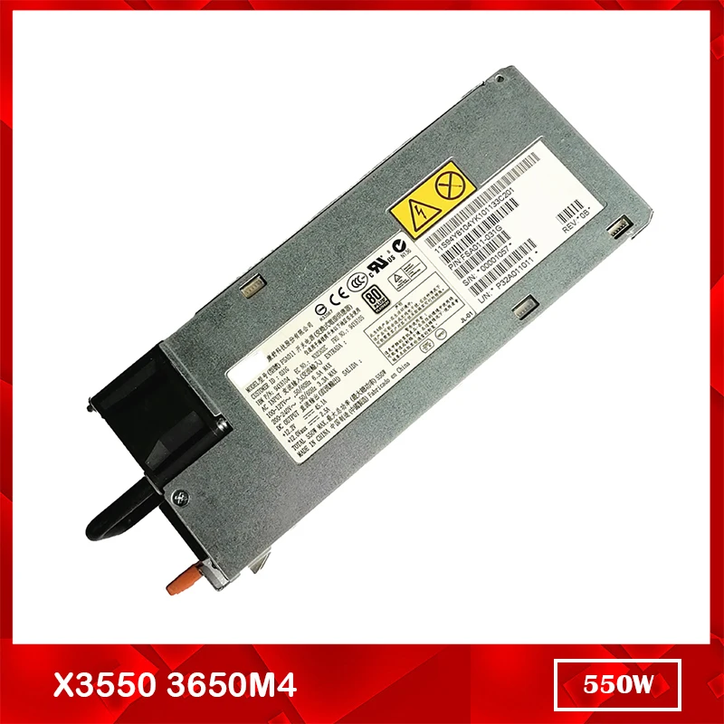 

Server Power Supply For IBM X3550 3650M4 FSA011 550W 94Y8110 43X3312 94Y8105 94Y8104 7001676-J000 Redundant Module