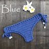 Boho Crochet Knit Low Cut Bikini Bottoms 12